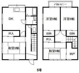 東新潟駅 徒歩10分 1-2階の物件間取画像